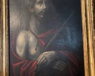 Antique Spanish Oil Painting