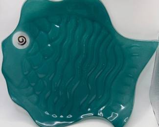 Glass Fish Platter