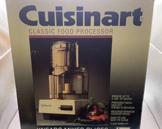 Cuisinart Classic Food Processor And Cuisinart Accessory Work Bowl With Handle