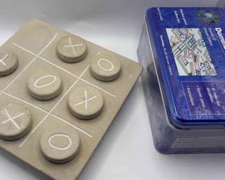 Dominoes And Concrete Tic Tac Toe
