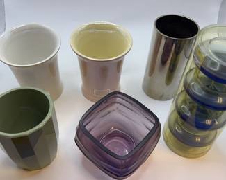 Random Assortment Of Cups, Candle Holders
