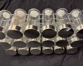 18 Slot Spice Rack With Spice Jars
