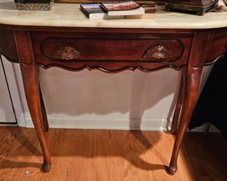 Marble top table
