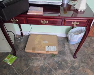 Mahogany sofa table 55.00
