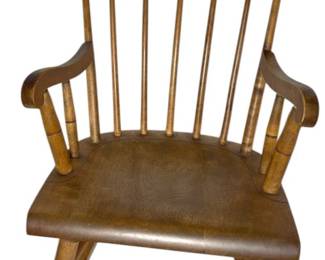 Child Size Wooden Rocking Chair