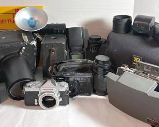 Vintage Cameras And Accessories