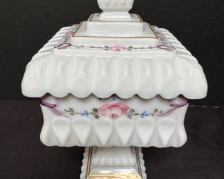 Westmoreland Milk Glass Pedestal Candy Dish