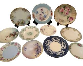 Vintage Hand painted Plates