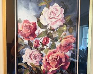 24 x 30 Framed Summer Serenade Lithograph By Diane Coyle Numbered