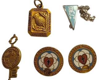 Sterling Silver 1.84 g Gold Filled Society Pins