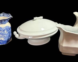 Ironstone China Pitchers Covered Dish
