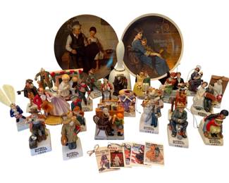 Norman Rockwell Ornaments , Plates, More