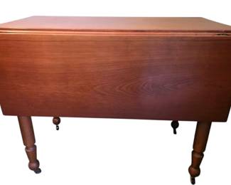 Antique Wood Drop Leaf Table