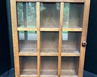 Small Wood Display Cabinet