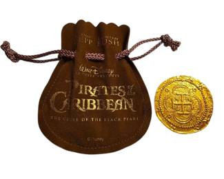 Disneys Pirates Of The Caribbean Film Authentic Coin