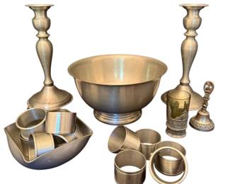 Pewter Dining Ware