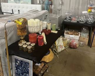Candles and votives for entertaining