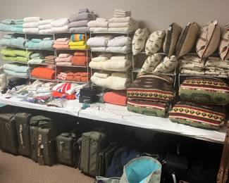 Towels and Orvis luggage