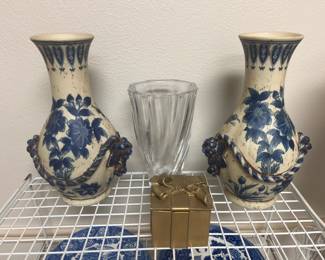 Matching vases