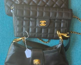 Chanel, St. John, Roberto and Triomphe hand bags
