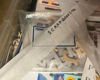 Scrapbooking supplies
