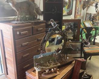 Custom hunting mirror