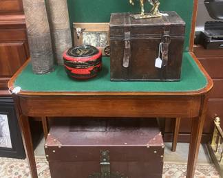 Antique game table 