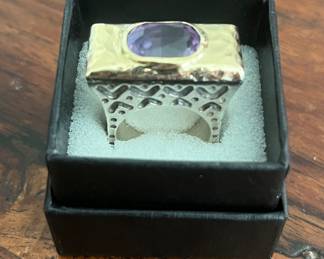 David Yurman Amethyst ring