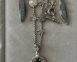 Konstantino necklace and earrings