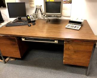 Mid-Century Executive Desk by Lehigh Leopold