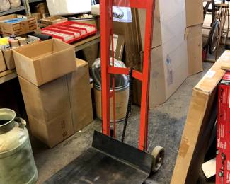 Wesco Foot Pedal Platform Lift Truck with Wheels (needs repair, but have all parts)