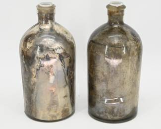 Mercury Tinted Chemist Bottles