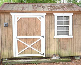Storage Building wired and insulated