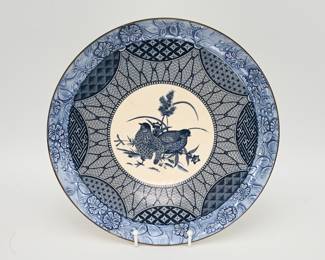 Blue and White