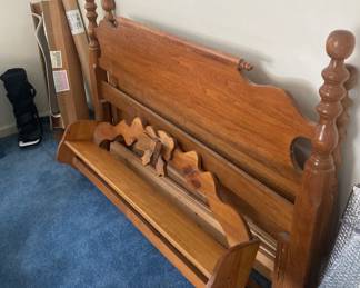 Bed frame and quilt rack