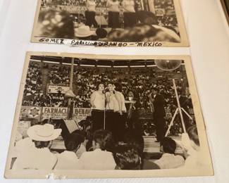 NFS Photographs of 'The Golden Sisters' performing in Mexico Palacio Durango