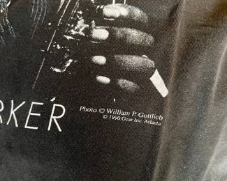 vintage graphic TShirt Charlie Parker