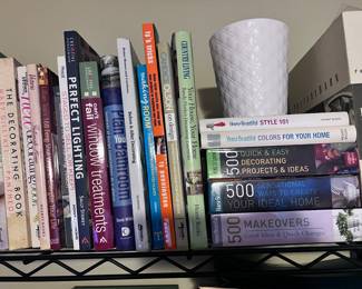 1. Perfect Lighting – Sally Storey
2. Staged to Sell (Or Keep) – Jean Nayar
3. Can’t Fail Window Treatments – Sally Storey
4. Plan & Remodel Bathrooms – David Willis
5. TV’s Tricks – Ty Pennington
6. Making Room: Finding Space in Unexpected Places – unknown
7. Candice Olson on Design – Candice Olson