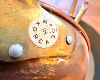 Made in Korea Copper Skillets – Antique Cookware & Kitchen Decor