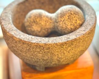 Imusa Granite Molcajete – Traditional Mexican Mortar and Pestle for Salsa & Guacamole
