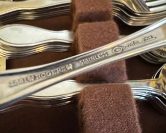 Odina Rogers stainless steel flatware