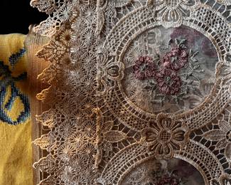 Vintage table cloths
