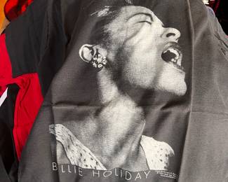 vintage graphic TShirt Billie Holiday