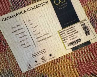 Unique Loom Casablanca Collection Rug – 6’5” Round Multicolor, Made in Turkey