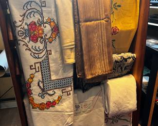 Vintage table cloths