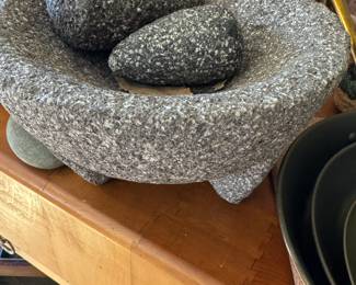 mortar and pesto bowl