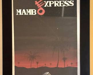 "Mambo Express” Canvas Painting – Framed Latin Music Artwork