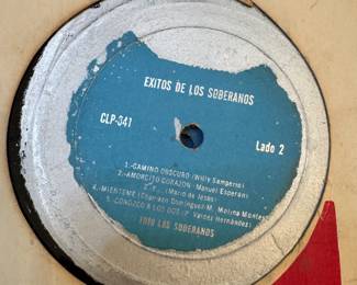 Exitos de Los Soberanos vintage records Promocion de Exitos Musicales SET of 6 records