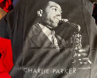 vintage graphic TShirt Charlie Parker
