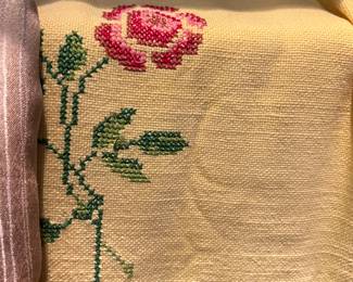 Vintage table cloths